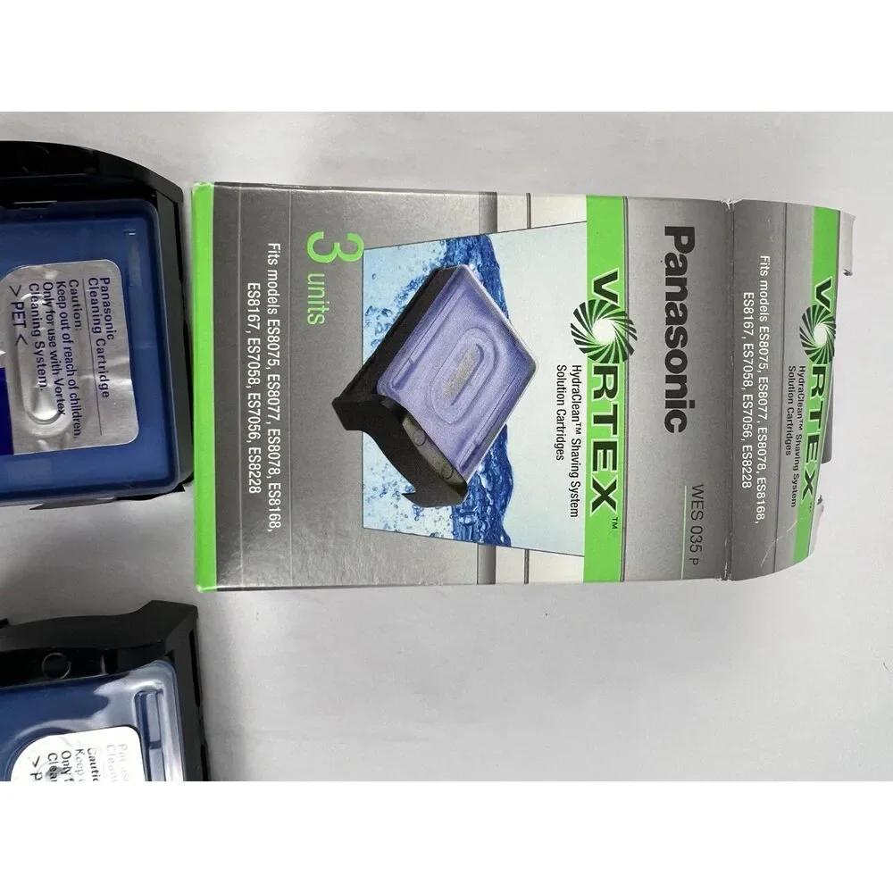 Panasonic Vortex HydraClean shaving system solution 2 Cartidges